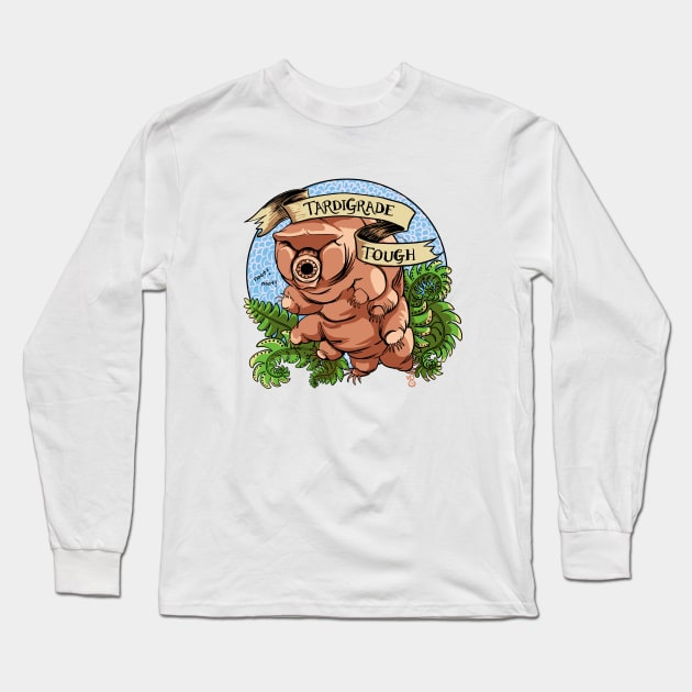 "Tardigrade Tough" Crest Long Sleeve T-Shirt by cartoonowl